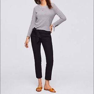 Slim work pant with tie NWT